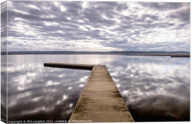 West Kirby Reflections Canvas Print by Phil Longfoot