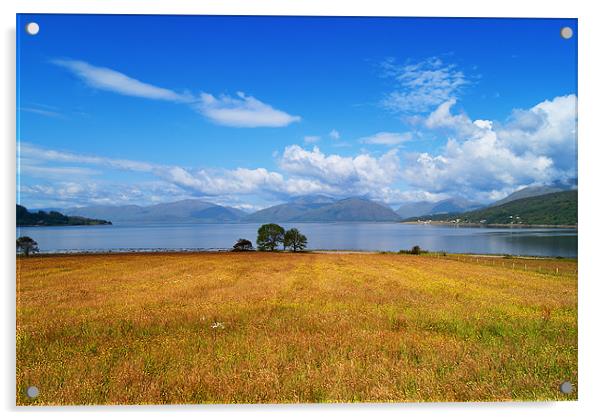 Loch Linnhe Acrylic by Keith Thorburn EFIAP/b