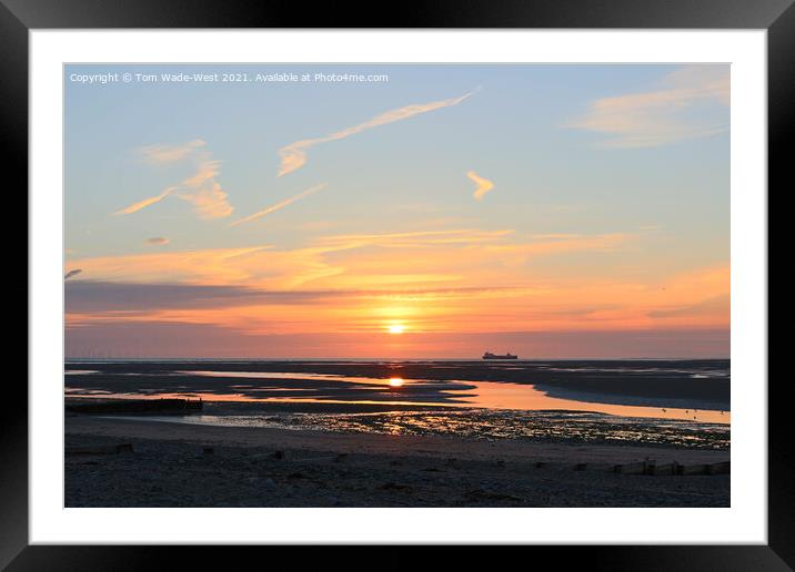Fleetwood Sunset Framed Mounted Print by Tom Wade-West