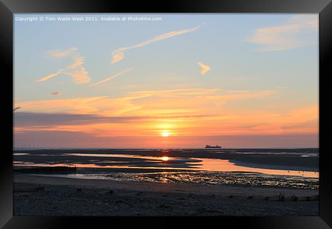 Fleetwood Sunset Framed Print by Tom Wade-West