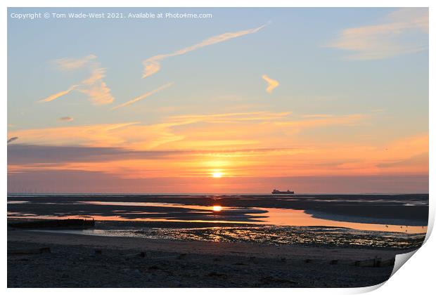 Fleetwood Sunset Print by Tom Wade-West