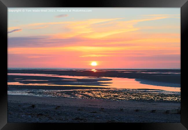 Fleetwood Sunset Framed Print by Tom Wade-West