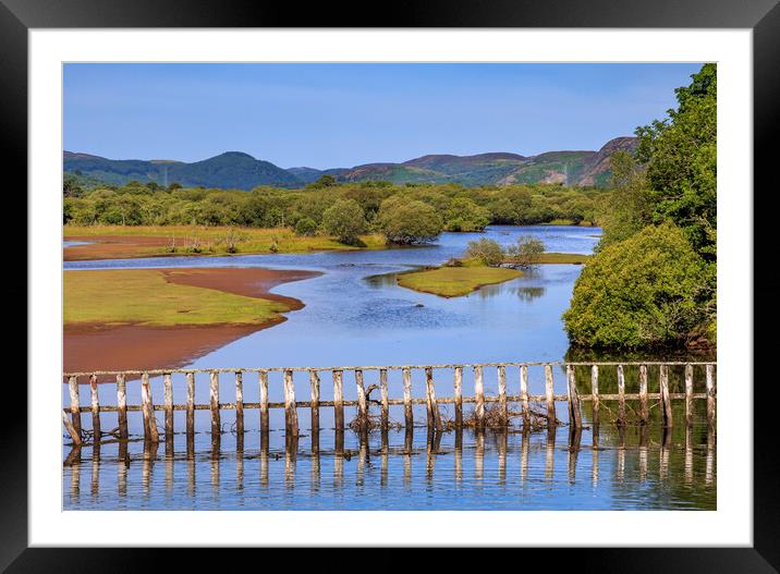 Loch Fleet - Scottish Highlands Framed Mounted Print by John Frid