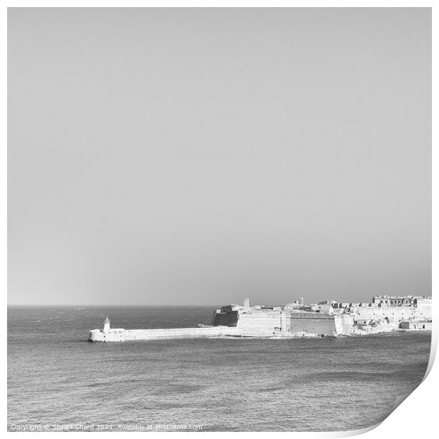 Malta seascape Print by Travel and Pixels 