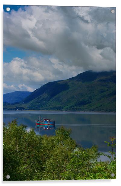 Loch Ness Acrylic by Keith Thorburn EFIAP/b