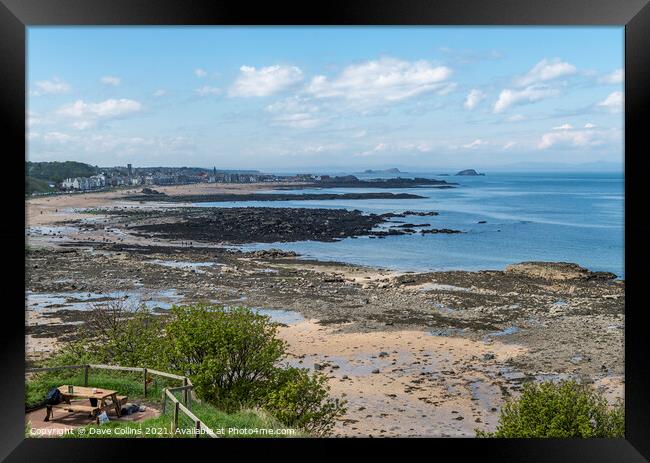 Milsey Bay, North Berwick, Scotland Framed Print by Dave Collins