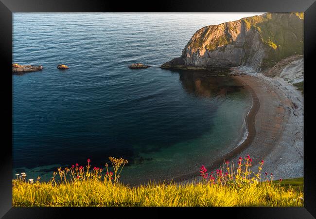 Man O War Bay, Dorset Framed Print by KB Photo