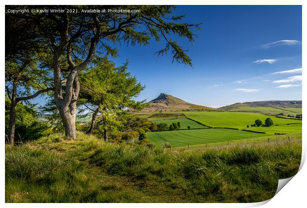 Roseberry Topping Print by Kevin Winter