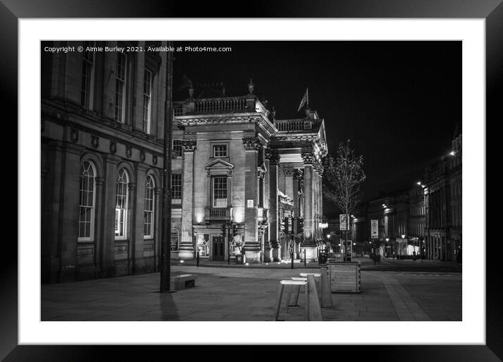 Newcastle theatre Royal Framed Mounted Print by Aimie Burley
