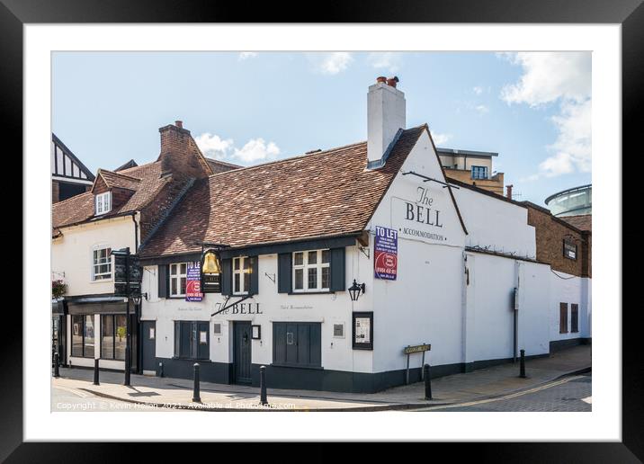 The Bell public house  Framed Mounted Print by Kevin Hellon