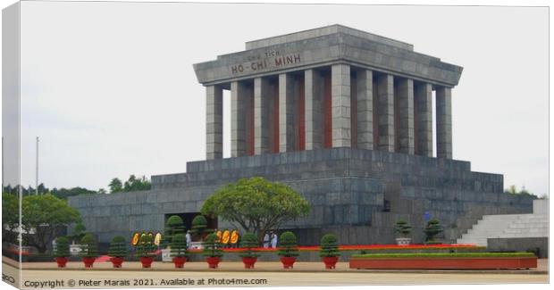 Ho Chi Minh Mausoleum Canvas Print by Pieter Marais