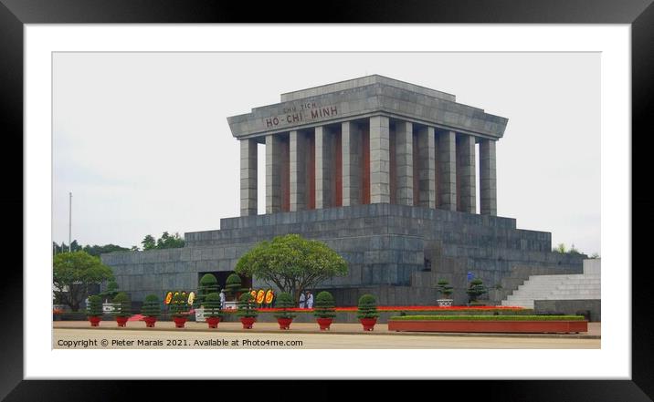 Ho Chi Minh Mausoleum Framed Mounted Print by Pieter Marais