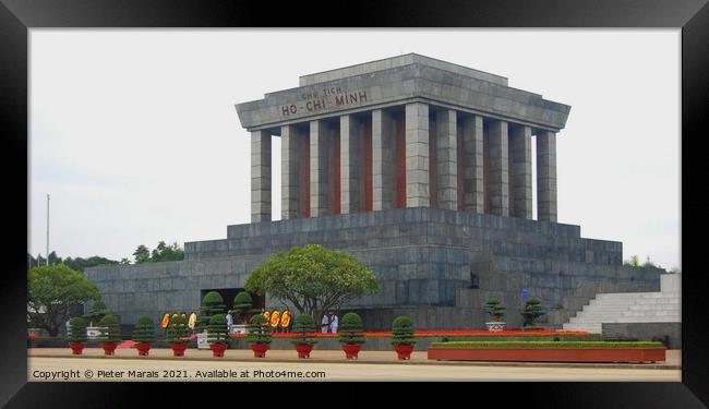 Ho Chi Minh Mausoleum Framed Print by Pieter Marais