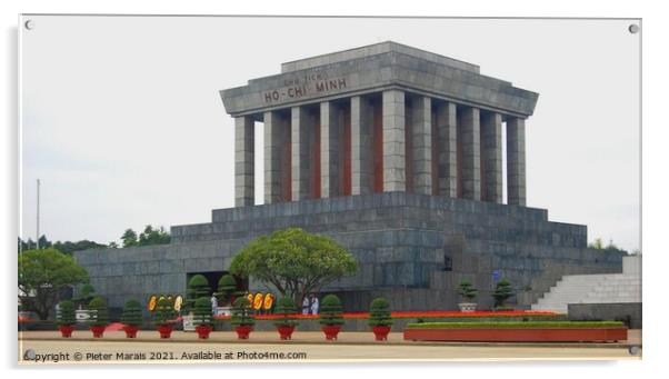 Ho Chi Minh Mausoleum Acrylic by Pieter Marais