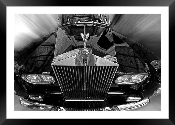 Rolls Royce Classic Framed Mounted Print by Nathan Wright