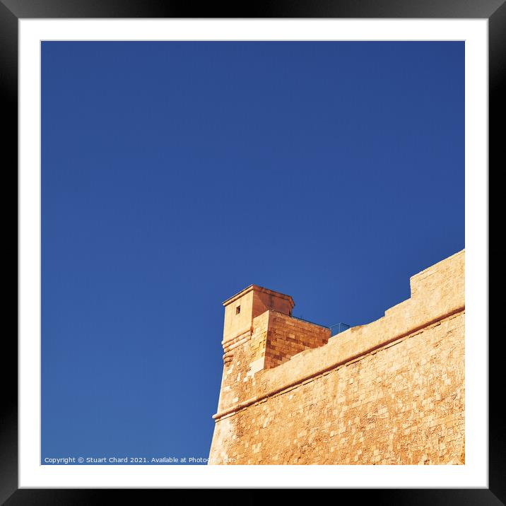 The Gozo Citadel Fortress on the island of Gozo. M Framed Mounted Print by Travel and Pixels 