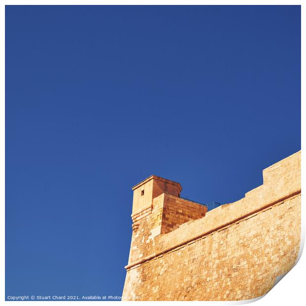 The Gozo Citadel Fortress on the island of Gozo. M Print by Travel and Pixels 