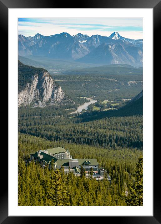 Banff Nation Park, Alberta, Canada Framed Mounted Print by Mark Llewellyn