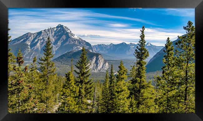 Banff Nation Park, Alberta, Canada Framed Print by Mark Llewellyn