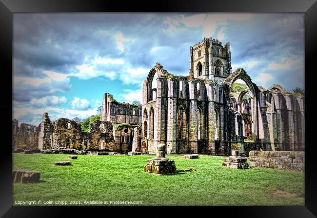 Abbey ruins Framed Print by Colin Chipp