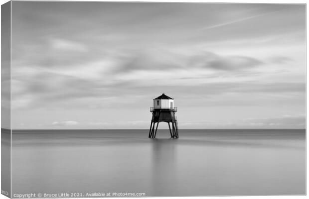 Longer Exposure at Dovercourt Low Lighthouse Canvas Print by Bruce Little