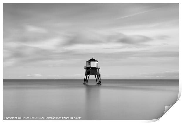 Longer Exposure at Dovercourt Low Lighthouse Print by Bruce Little