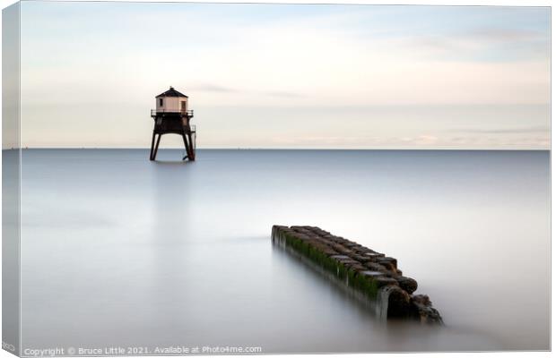 Serene Low Lighthouse at Dovercourt Canvas Print by Bruce Little
