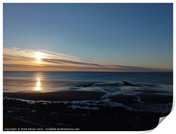 Solway Firth Print by Mark Ritson