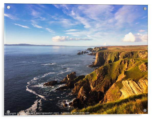 Dramatic coastline of the Isle of Islay Acrylic by EMMA DANCE PHOTOGRAPHY