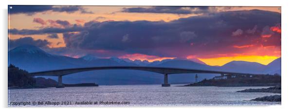 The Skye Bridge Acrylic by Bill Allsopp