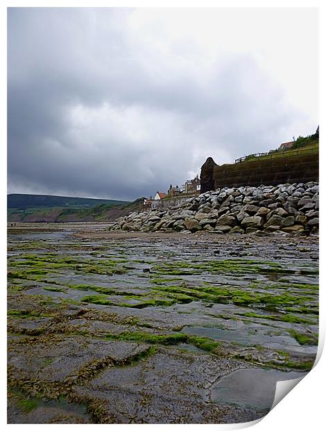 Robin Hood's Bay Print by Sarah Couzens