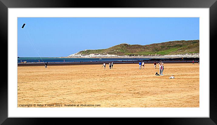 Woolacombe Beach  Framed Mounted Print by Peter F Hunt