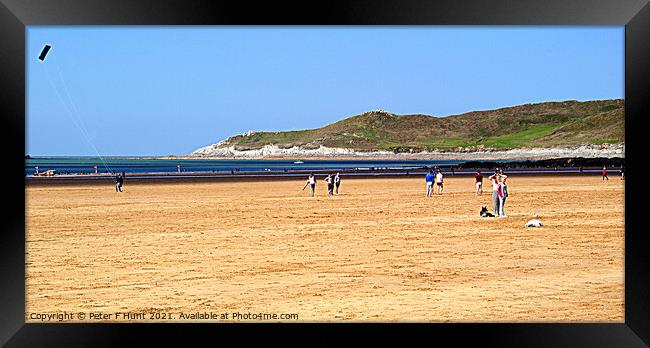 Woolacombe Beach  Framed Print by Peter F Hunt