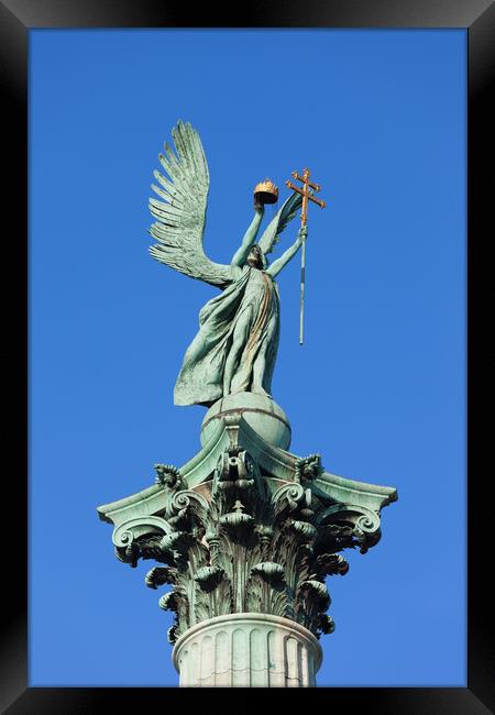 Archangel Gabriel Framed Print by Artur Bogacki