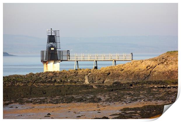 Portishead Lighthouse Print by Susan Snow