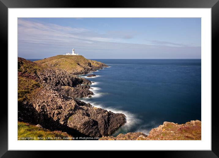 Strumble Head Lighthouse Framed Mounted Print by Bruce Little