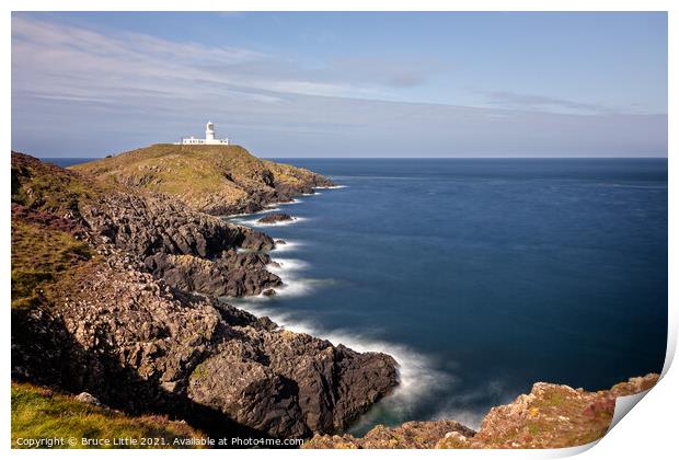 Strumble Head Lighthouse Print by Bruce Little