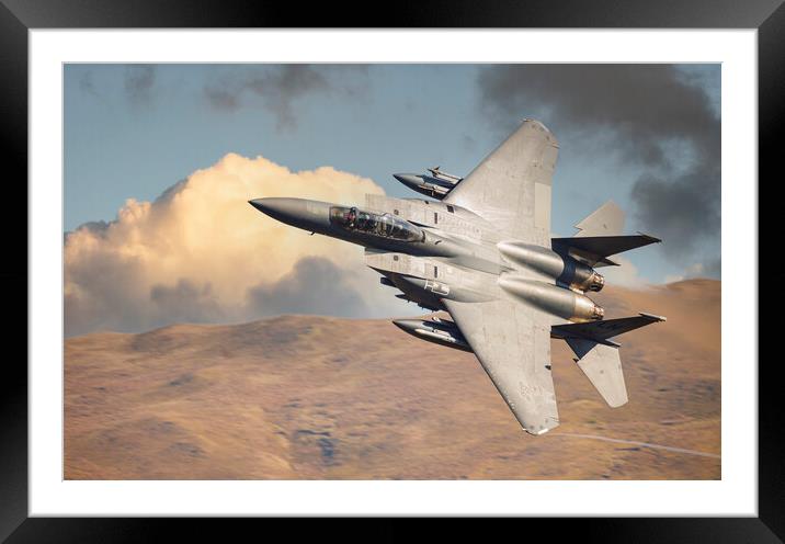 F15 Eagle Framed Mounted Print by Rory Trappe