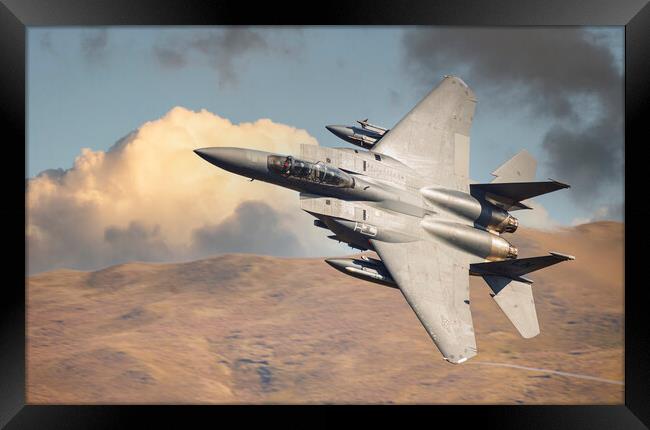 F15 Eagle Framed Print by Rory Trappe