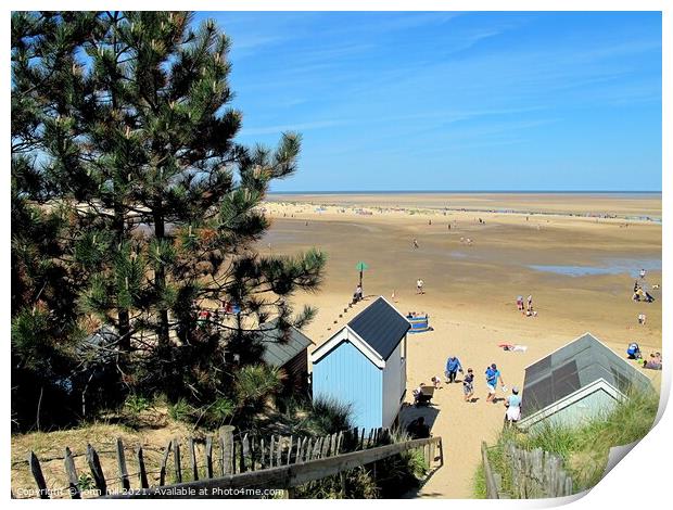 Wells-next-the-sea in Norfolk. Print by john hill