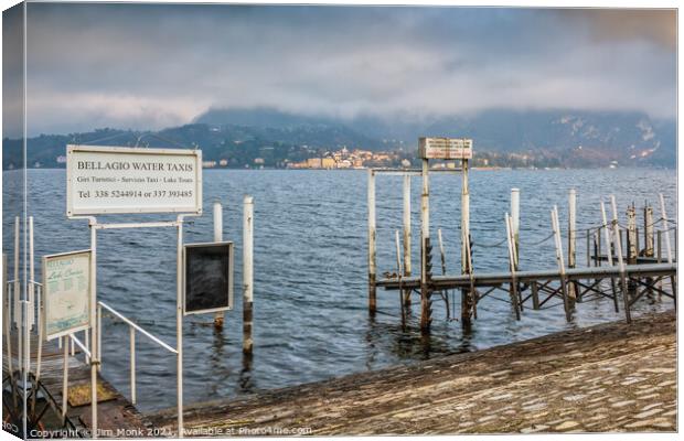 Bellagio, Lake Como Canvas Print by Jim Monk