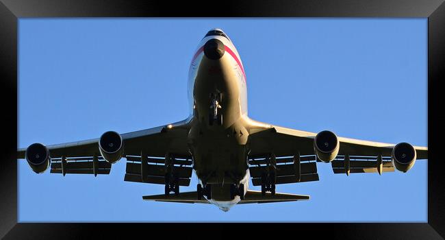 Boeing 747-4F Framed Print by Allan Durward Photography