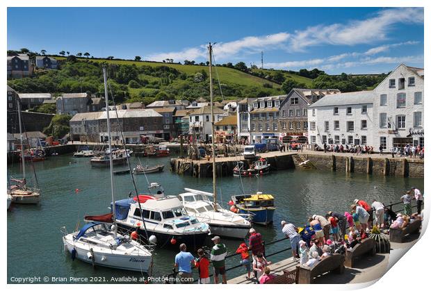 Mevagissey, Cornwall Print by Brian Pierce