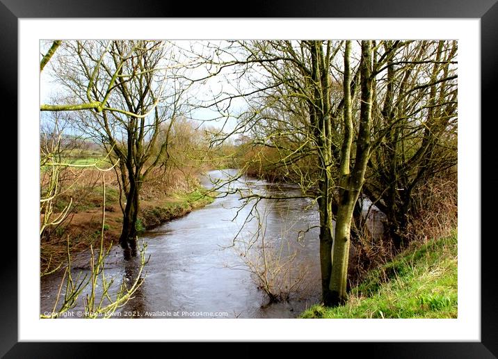 River Wyre in Spring  Framed Mounted Print by Pelin Bay