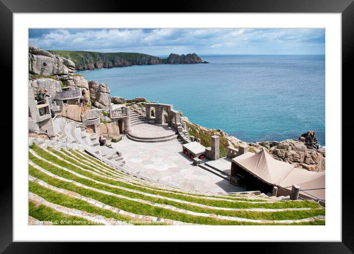 Minack Theatre Framed Mounted Print by Brian Pierce