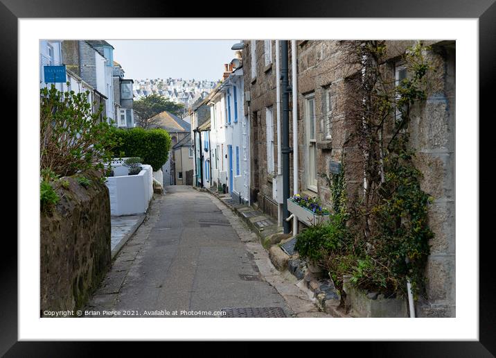 The Warren, St Ives, Cornwall  Framed Mounted Print by Brian Pierce