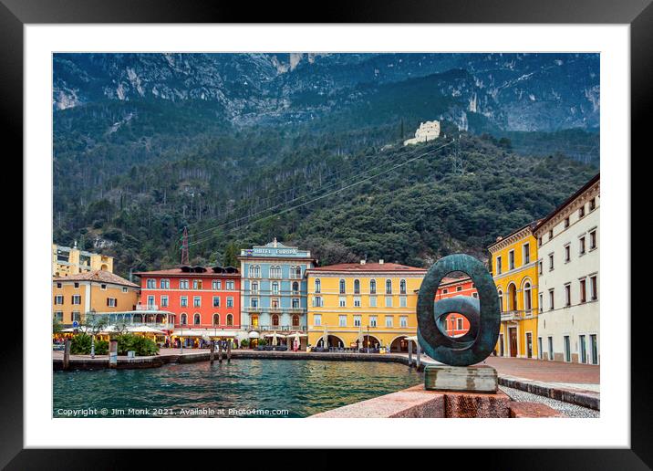 Riva del Garda, Italy  Framed Mounted Print by Jim Monk