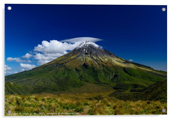 Mount Taranaki in New Plymouth, New Zealand Acrylic by Chun Ju Wu