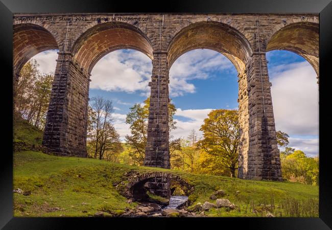 Dent Head Viaduct, North Yorkshire. Framed Print by Peter Stuart