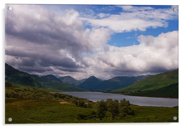 Loch Arklet Acrylic by Jacqi Elmslie